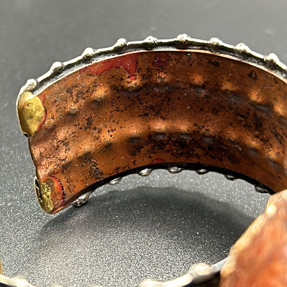 Creative Copper Brass Copper Cuff Bracelet - Picture 5 of 9